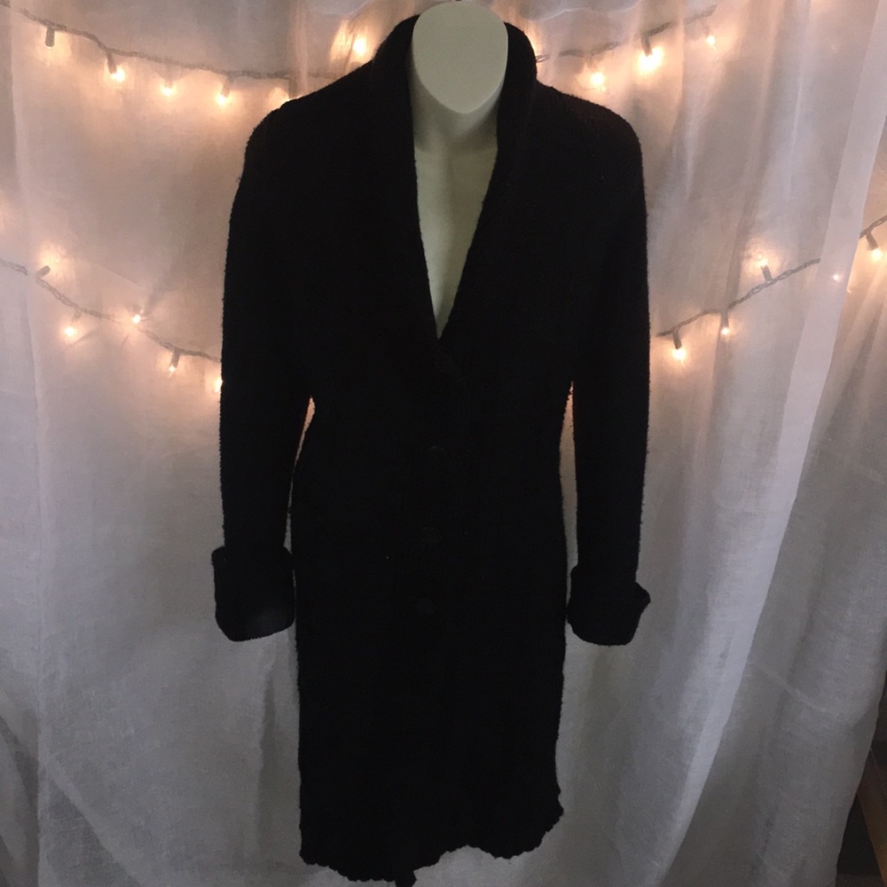 Zara knit black cardigan